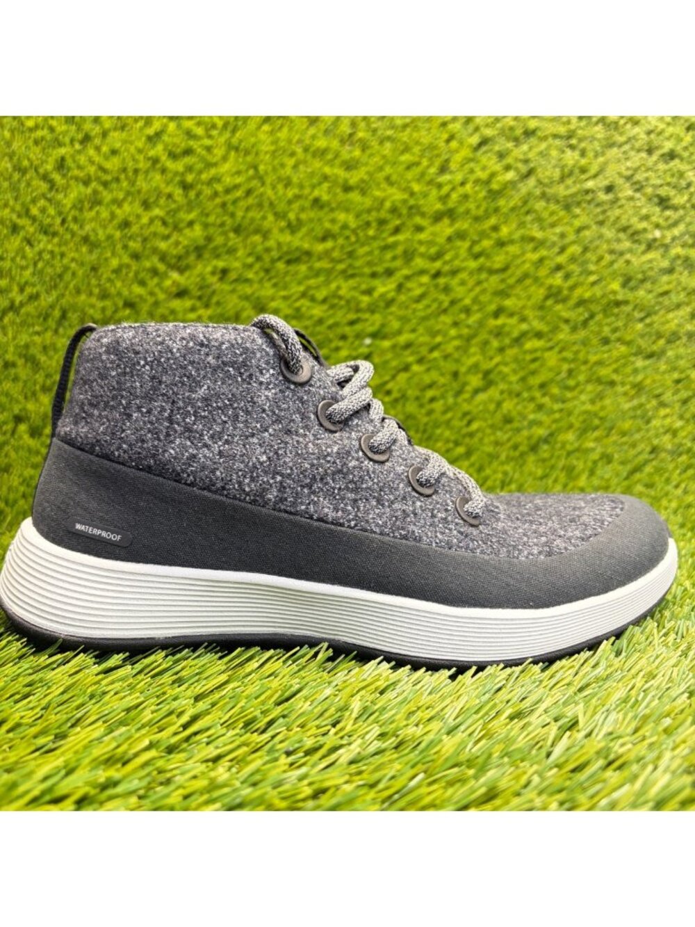 Allbirds Wool Runner NZ Mid Waterproof Womens 6.5 Black Athletic Shoes Sneakers